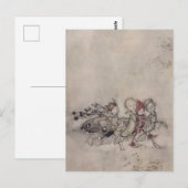 “Midsummerfeeën” door Arthur Rackham Briefkaart (Voorkant / Achterkant)