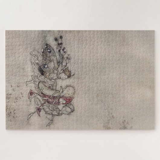 “Midsummerfeeën” door Arthur Rackham Legpuzzel (Horizontaal)
