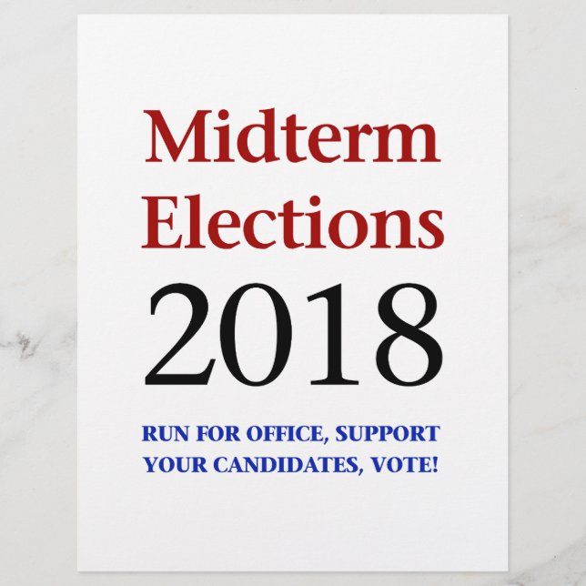 Midterm Elections 2018 (Voorkant)