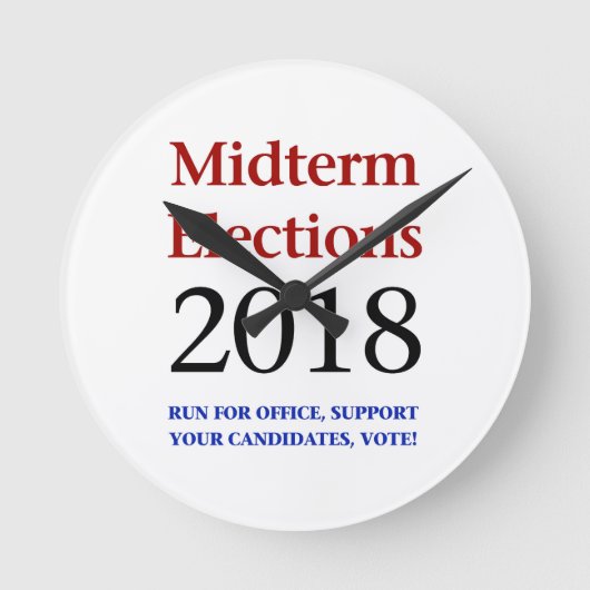 Midterm Elections 2018 Ronde Klok (Voorkant)