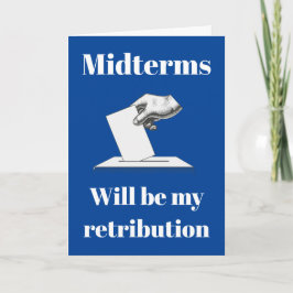 Midterms zullen mijn vergelding zijn kaart
