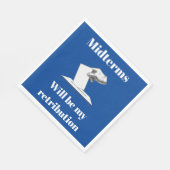 Midterms zullen mijn vergelding zijn servet (Hoek)