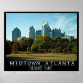 Midtown Atlanta - Piemonte Park Poster (Voorkant)