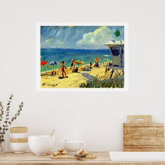 Midtown Beach poster (Keuken)