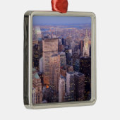 Midtown en Upper East Side Metalen Ornament (Rechts)