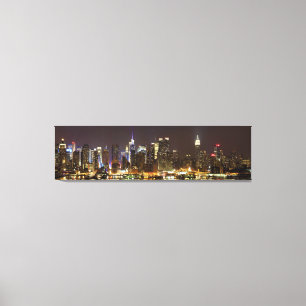 Midtown Manhattan, gezien vanuit Weehawken New Jer Canvas Afdruk