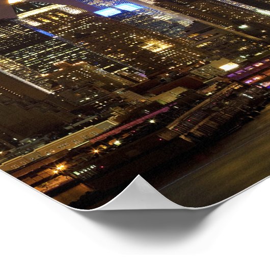 Midtown Manhattan, gezien vanuit Weehawken New Jer Poster (Hoek)