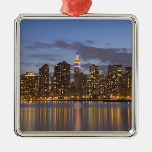 Midtown Manhattan Metalen Ornament (Voorkant)