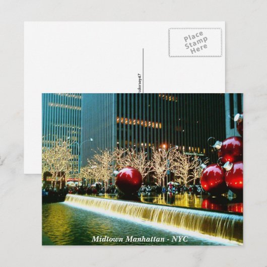 Midtown Manhattan - New York City Briefkaart (Voorkant / Achterkant)