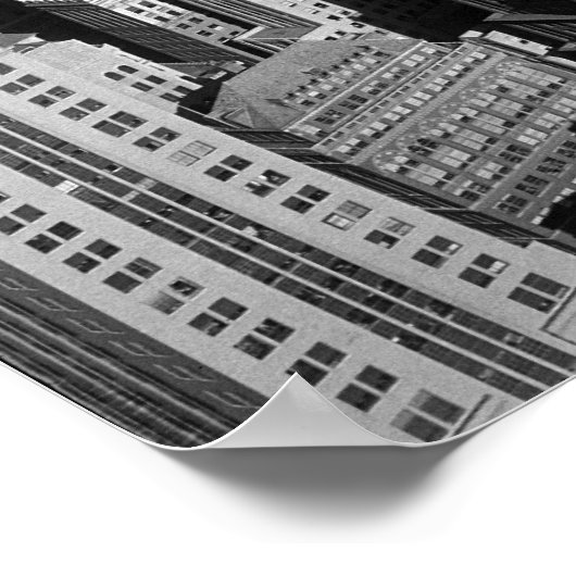 Midtown Manhattan New York City NY 1932 Poster (Hoek)