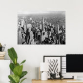 Midtown Manhattan New York City NY 1932 Poster (Thuiskantoor)