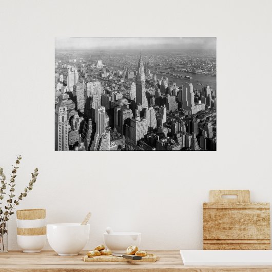 Midtown Manhattan New York City NY 1932 Poster (Keuken)