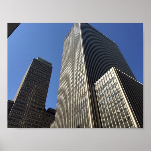 Midtown Manhattan New York City Skyscrapers NYC Poster (Voorkant)