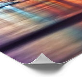 Midtown Manhattan 's nachts met Empire Stae Poster (Hoek)