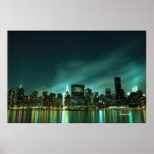 Midtown Manhattan skyline at Night Lights, NYC Poster (Voorkant)