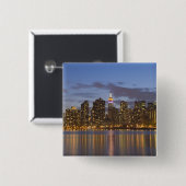 Midtown Manhattan Vierkante Button 5,1 Cm (Voorkant /achterkant)