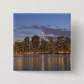 Midtown Manhattan Vierkante Button 5,1 Cm (Voorkant)