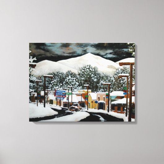 Midtown Ruidoso Canvas Afdruk (Voorkant)