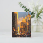 Midtown Sunset New York City NYC Photo Briefkaart (Staand voorkant)