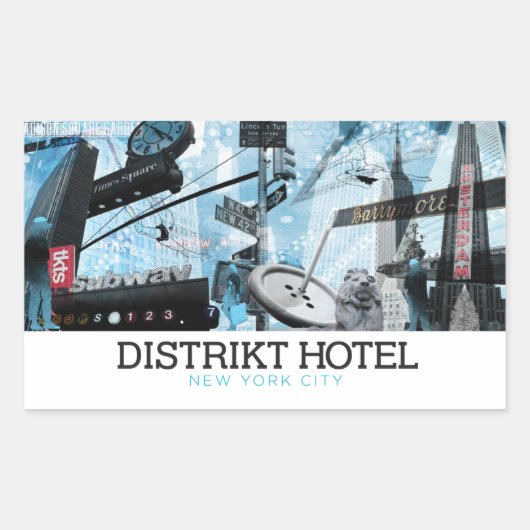 Midtown West NYC Sticker (Voorkant)