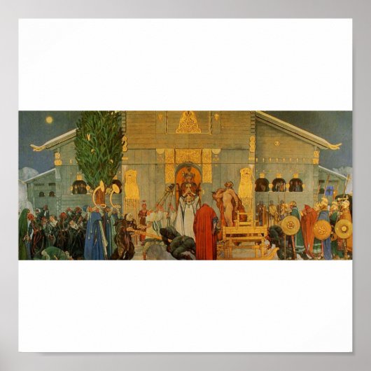 midvinterblot-carl-larsson poster (Voorkant)