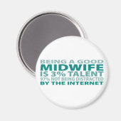 Midvrouw 3% Talent Magneet (Voorkant / Achterkant)
