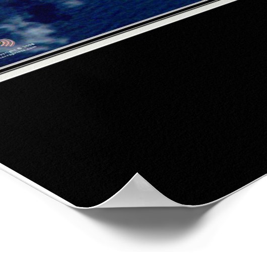 Midway Atoll Satellite Poster Map (Hoek)