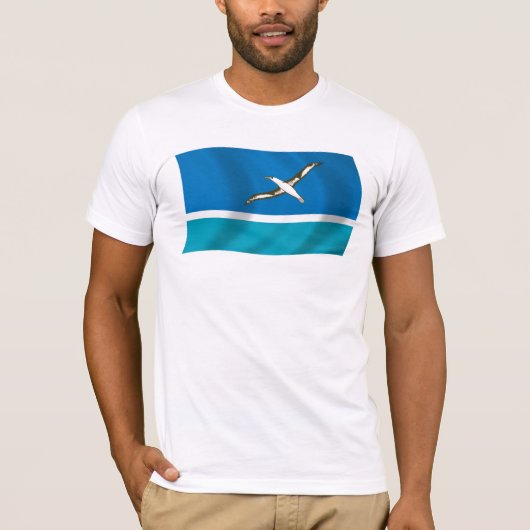 Midway-eiland Vlag Shirt (Voorkant)