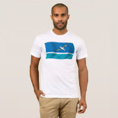 Midway-eiland Vlag Shirt (Voorkant volledig)