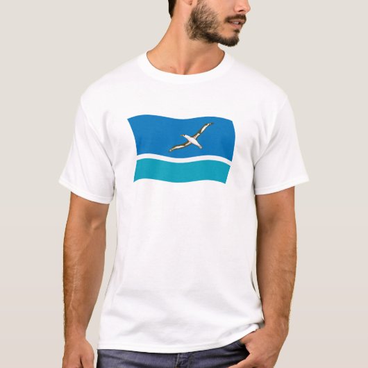 Midway-eiland Vlag Shirt (Voorkant)