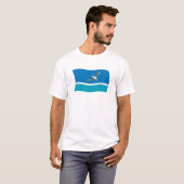 Midway-eiland Vlag Shirt (Voorkant volledig)