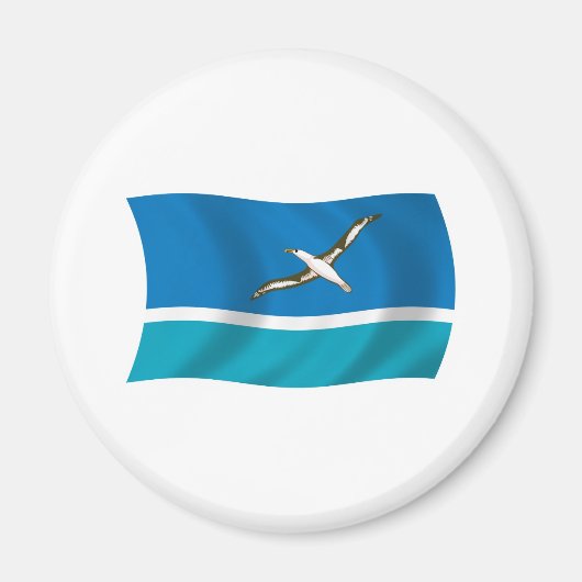 Midway Island Flag Magnet (Voorkant)