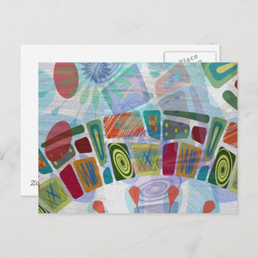 Midway Panels III Briefkaart (Voorkant / Achterkant)