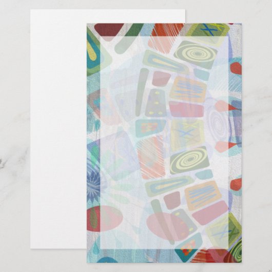 Midway Panels III Briefpapier (Voorkant / Achterkant)