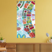 Midway Panels III Canvas Afdruk (Insitu (Woonkamer))