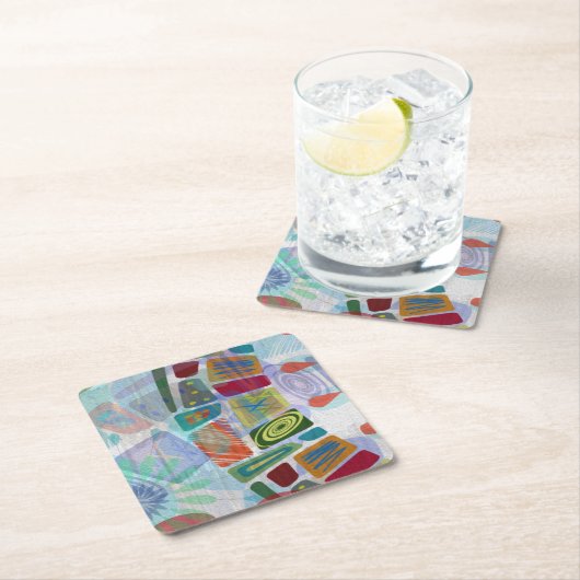 Midway Panels III Kartonnen Onderzetters (Insitu)