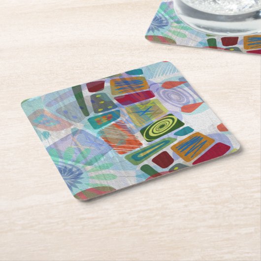 Midway Panels III Kartonnen Onderzetters (Schuin)