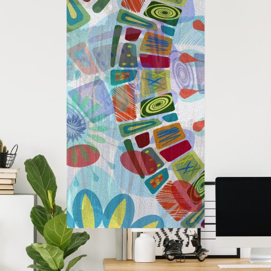 Midway Panels III Poster (Thuiskantoor)