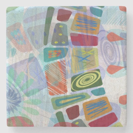 Midway Panels III Stenen Onderzetter (Voorkant)