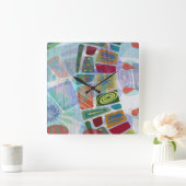 Midway Panels III Vierkante Klok (Huis)