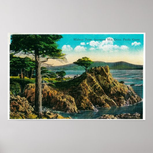 Midway Point op zeventien-tapedrive Poster (Voorkant)