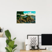 Midway Point op zeventien-tapedrive Poster (Thuiskantoor)