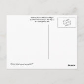 Midway reuzenrad bij nacht (The Big E) Briefkaart (Achterkant)