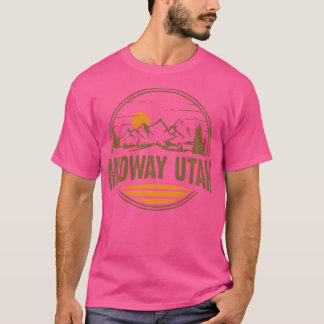  Midway Utah Mountain Hiking Souvenir Print T-shirt