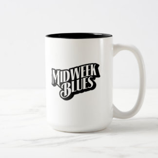 Midweek Blues logo 15 oz Two-Tone Mok