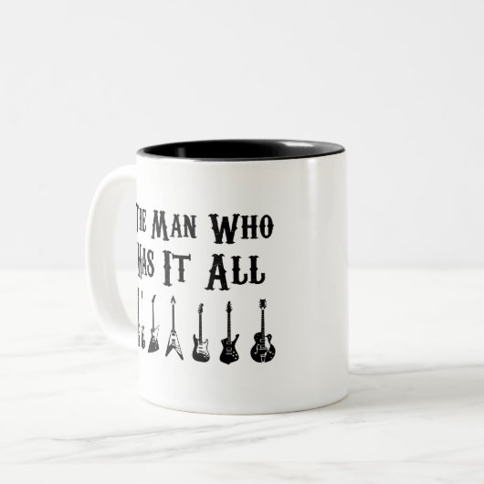 Midweek vervaagt het Man dat het alle 2-toon Mok h (Voorkant links)