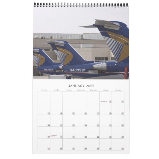Midwest Airlines-kalender Kalender (Jan 2027)