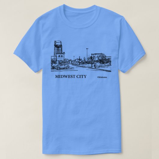 Midwest City, Oklahoma 3 T-shirt (Design voorkant)