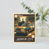 Midwest City, Oklahoma |  Briefkaart (Staand voorkant)