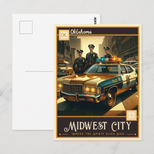 Midwest City, Oklahoma |  Briefkaart (Voorkant / Achterkant)